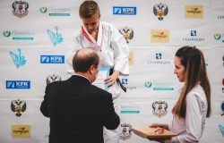 Никита Жамков завоевал две золотые медали и одну серебряную в кубке по каратэ
