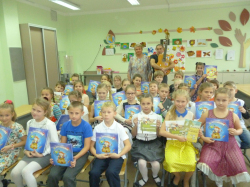 К ученикам 3 А класса приходил в гости детский поэт Игорь Шевчук