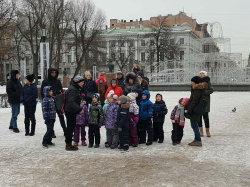 Дошкольники совершили прогулку по историческому центру Санкт-Петербурга